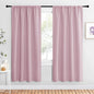 NICETOWN Blackout Curtains for Living Curtains, Baby Pink, 2 Panels, 42 by 72 by NICETOWN