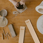 MECCANIXITY 8Pcs Pottery Teaching Rolling Mud Stick Guides, 13" x 0.8" Wood Clay Roller 3 6 9 12mm Thick Ceramic Tools Strips Rolling Guides for Clay Thickness DIY Craft