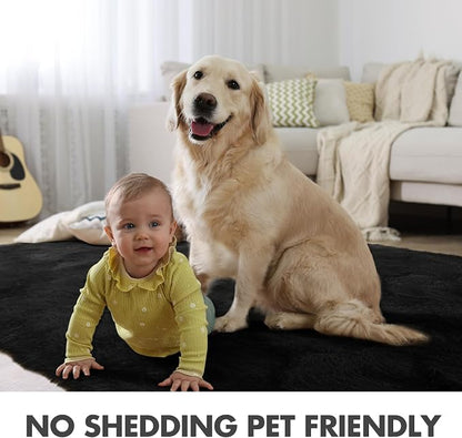 5x8 Ft Extra Large Shag Rugs for Living Room, Ultra Soft Fluffy Furry Area Rugs - Image 6