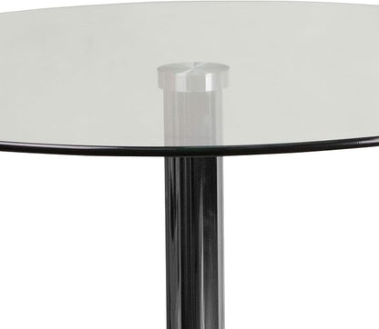 Flash Furniture Kenneth Commercial 23.5" Round Tempered Glass Table - Image 5