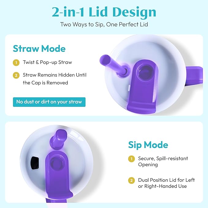 40 oz Tumbler with Handle and Straw | Leak Proof Insulated Stainless Steel Water Bottle Travel Mug Fits in Cup Holder | Keeps Cold Hot | Gifts for Women Men Him Her (Pink, 40 oz)