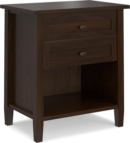 SIMPLIHOME Warm Shaker Nightstand by SimpliHome