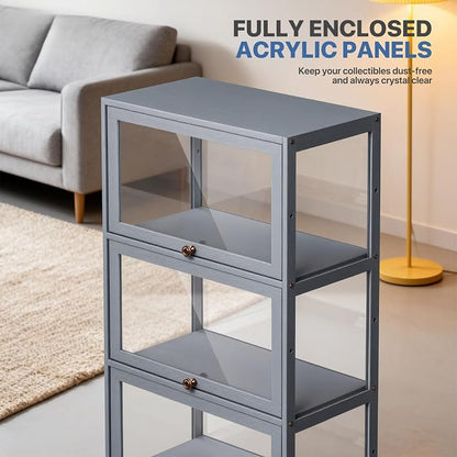 Magshion Display Cabinet, 5-Tier Curio Cabinet - Image 7