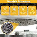 TECHTONGDA Dough Divider Rounder 36pcs Dough Ball Cutter Pizza Roll Ball Forming Machine Electric Dough Cutting and Rounding Machine for Hamburger Bread Pizza Bakery 0.7og-2.5oz