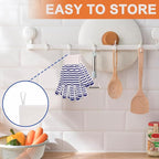 Oven Gloves 932°F Heat Resistant Oven Mitts with Fingers, Heat Proof BBQ Grill Gloves Silicone Grip Fireproof Gloves for Kitchen Cooking Grilling Baking
