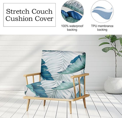CALBODE 8Pcs Stretch Patio Cushion Covers Outdoor Couch Cover Replacement - Image 4