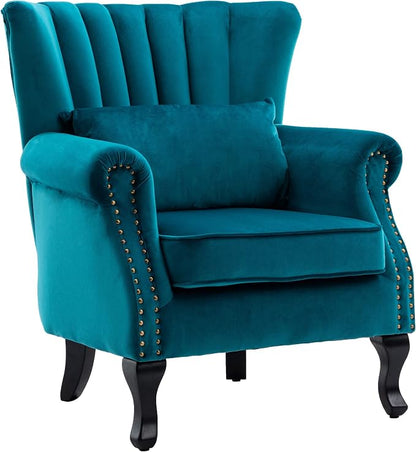 Velvet Accent Chairs Set of 2 - Image 4