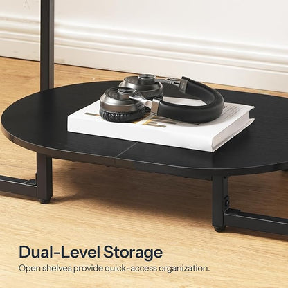 HOOBRO Coffee Table for Living Room, Oval Small Coffee Table - Image 6