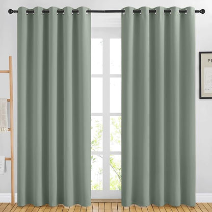 NICETOWN Blackout Sage Green Curtains & Drapes by NICETOWN