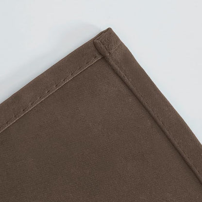 Blackout Curtains 66 x 72 Inch Long Chocolate Curtains Set of 2 Panels Room - Image 7