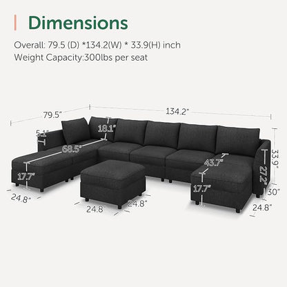 HONBAY Modular Sectional Sofa - Image 2