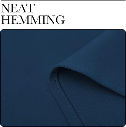 NICETOWN Bedroom Curtain Panels Blackout Draperies, Thermal Insulated Solid - Image 7