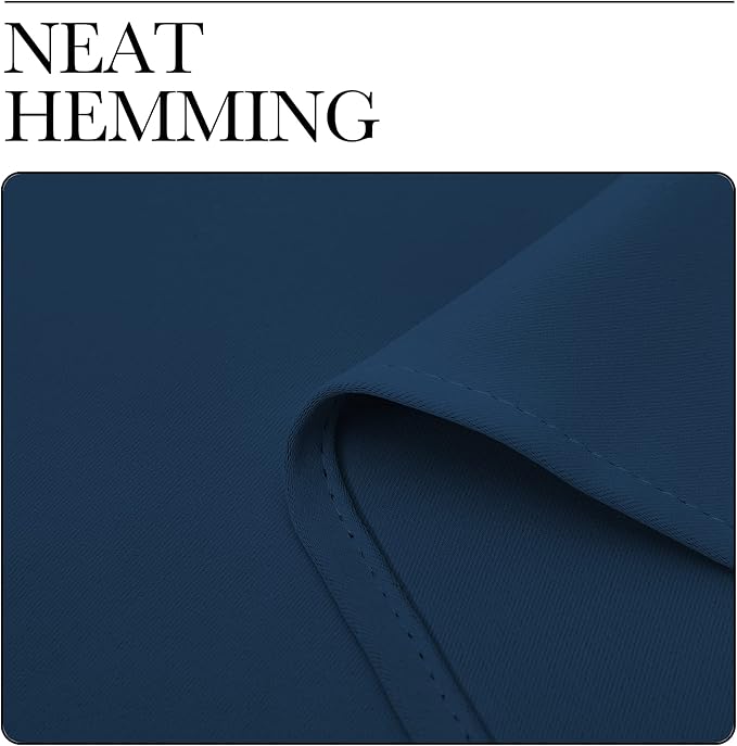 NICETOWN Bedroom Curtain Panels Blackout Draperies, Thermal Insulated Solid - Image 6