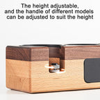 Espresso Tamping Station 58mm 54mm 51mm, Wood Portailter Holder Espresso Coffee Equipment, Espresso Machine Accessories, Barista Tools, Adjustable(Accessories not included)