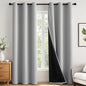 MIULEE Light Grey 40x84 Inch 100% Blackout Curtains by MIULEE