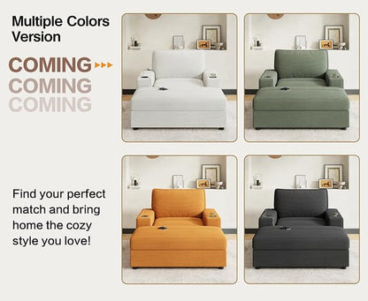 Merax 42.8" Oversized Chaise Lounge Chair - Image 5