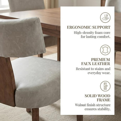 VESCASA Upholstered Dining Chairs - Image 4