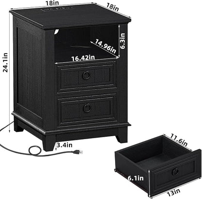 Joaxswe 18" Night Stands Set of 2 - Image 3