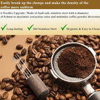 51mm Espresso Tamper Espresso Accessories Kit: Espresso Tamper Set, Coffee Tamper Espresso Tools Barista Tools | Espresso Kit Fits Espresso Coffee Machines of 51mm Portafilters