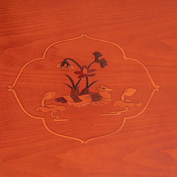 Folding Korean Dining/Tea Room Kang Low Wooden Table - Image 5