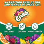CRUSH Crush, Lemonade, Liquid Water Enhancer – New, Better Taste (4 Bottles, Makes 96 Flavored Water Drinks) 1.62 Fl Oz (Pack of 1)