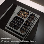 Miele CM 7750 CoffeeSelect Automatic Coffee Machine - OneTouch for Two, AromaticSystem, 10 individual profiles, DoubleShot, CupSensor, WiFi-compatible, automatic descaling, in Obsidian Black