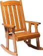 VINGLI Outdoor Rocking Chair, Heavy Duty 600 LBS Wooden Rocking Bench by VINGLI