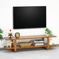 Bamboo TV Stand for TVs up to 65", Media TV Console Table by MordchilHF