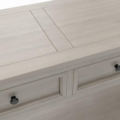 LKTART Solid Wood Console Table, Long Sofa Table Entryway Table - Image 9