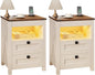 HWB LED Nightstand Set of 2 by HWBEnjoywarmhome