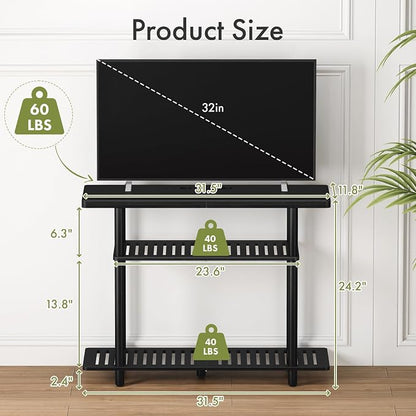 Bamboo TV Stand, Small TV Stands - Image 2