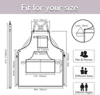 Kitchen Apron, Work Apron, Canvas, Multiple Pockets, Gardening, Painting, BBQ, Artist, Carpenter, Sizes M to XXL, Grey