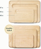 Caraway Cutting Board - Small (10 x 7”) - Double Sided Wood Cutting Board - Made From FSC-Certified Birch Wood - Food-Safe Mineral Oil & Wax Finish