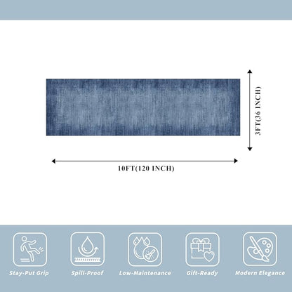 3x10 ft Long Hallway Runner Rug – Non-Slip Washable Kitchen Floor Rug - Image 2
