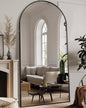 Antok 81" x41” Arched Full Length Floor Mirror, Free Standing/Wall Mount/Leaning by AntokMirror