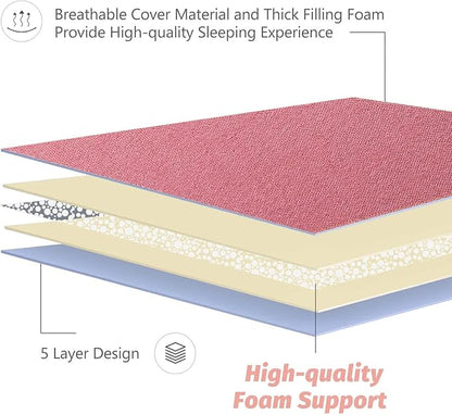 MAXYOYO Japanese Floor Mattress Futon Mattress, Thicken Sleeping Pad Foldable - Image 5