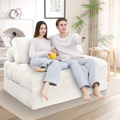 Folding Sofa Bed, Convertible Sleeper Chair - Image 4