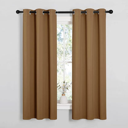 NICETOWN Sleek Blackout Curtains 63 inches Length by NICETOWN