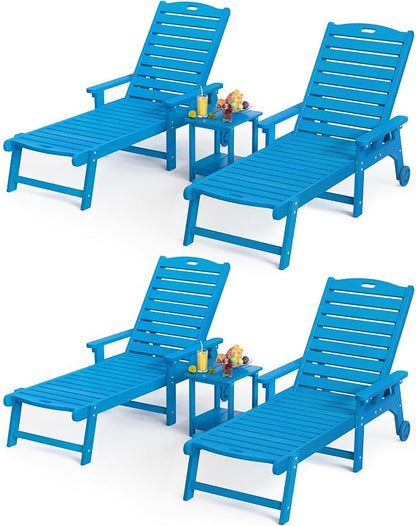 LUE BONA Outdoor Lounge Chair Set by LUEBONA