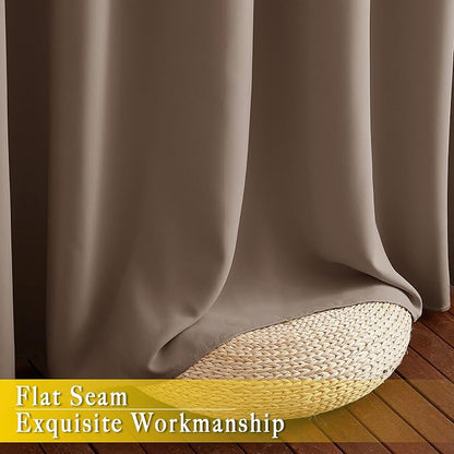 NICETOWN Blackout Curtain for Sliding Door, Grommet Top Thermal Insulated - Image 7