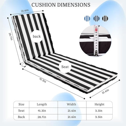 Chaise Lounge Cushions Outdoor - Image 5