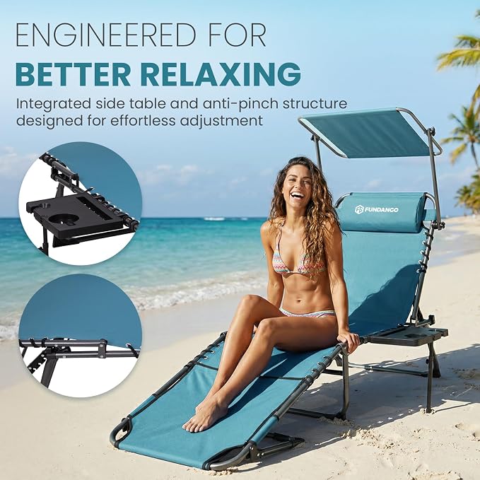 FUNDANGO Heavy Duty Tanning Chair - Image 8