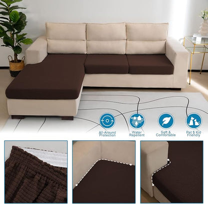 Water Repellent L Shaped Couch Covers - Image 3