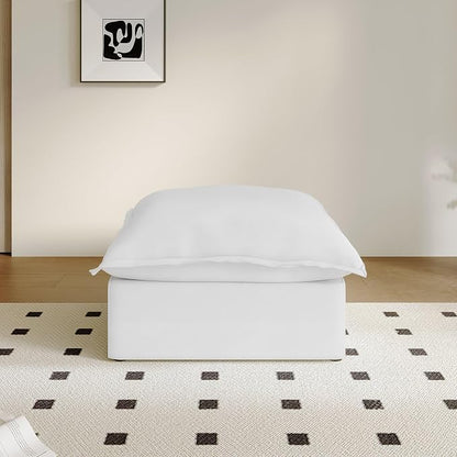 Waterproof Ottoman, Down Filled Comfort Footrest, Modular Sectional Cloud Sofa - Image 6