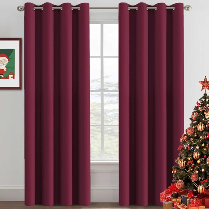 H.VERSAILTEX Light Blocking Blackout Curtains Window Treatment Thermal - Image 9
