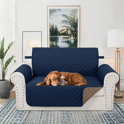 Reversible 45" Small Loveseat Sofa Covers, Friendly Furniture Protector - Image 2
