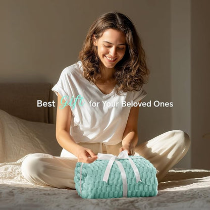 BEDELITE Haze Blue Twin Blanket - Image 2