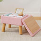 Storage Ottoman, Small Foot Stool Ottoman by FIMIVIBI