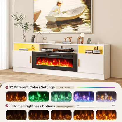oneinmil 70" Fireplace TV Stand - Image 9