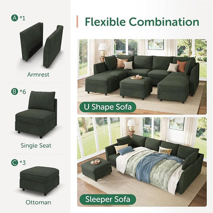 HONBAY Modular Sectional Sofa - Image 10
